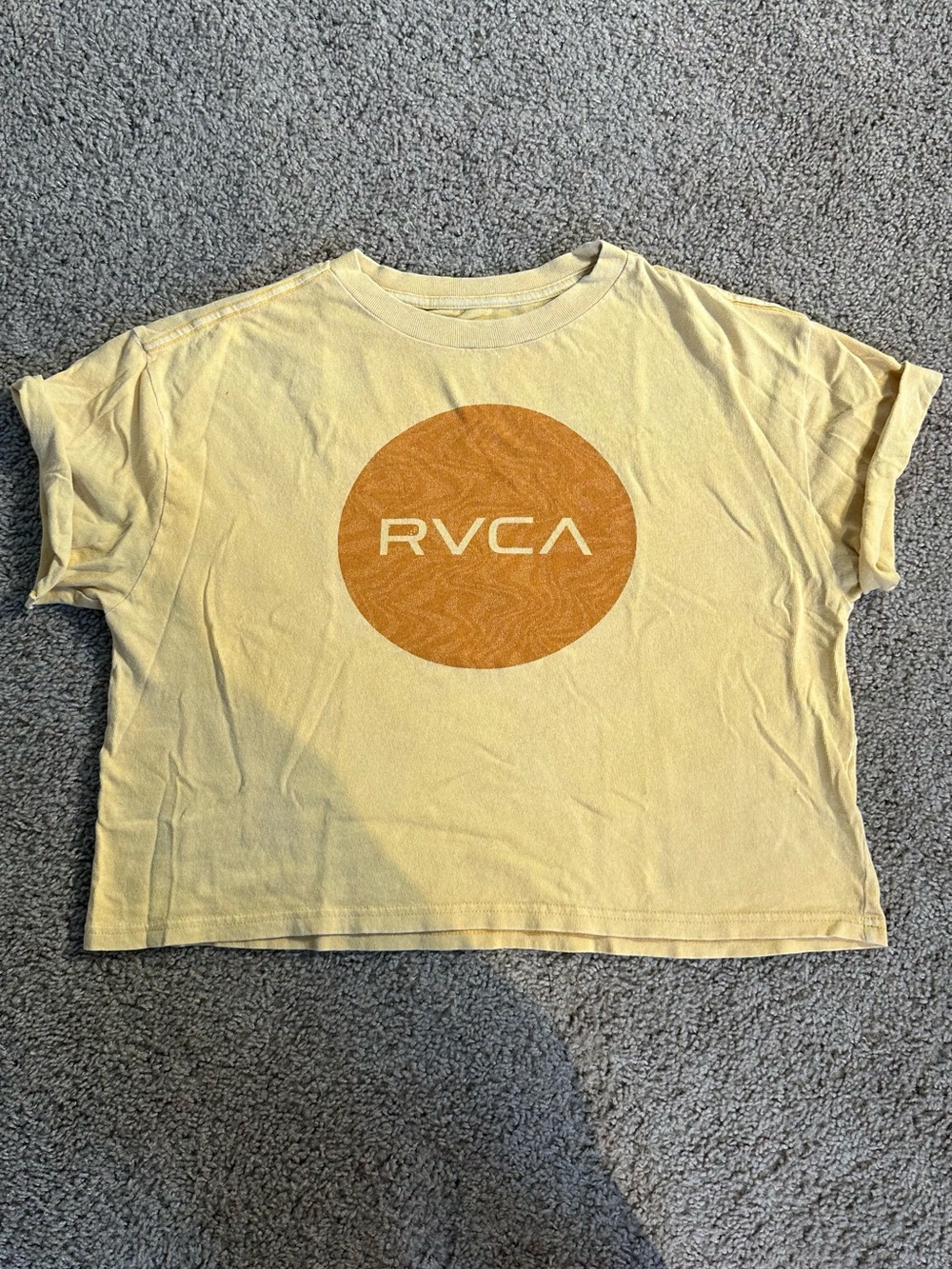 RVCA Women’s Yellow Oversized Tee